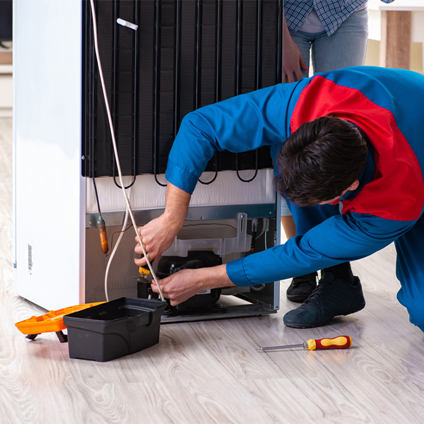 how much do you charge for refrigerator repair services in Summitville Tennessee